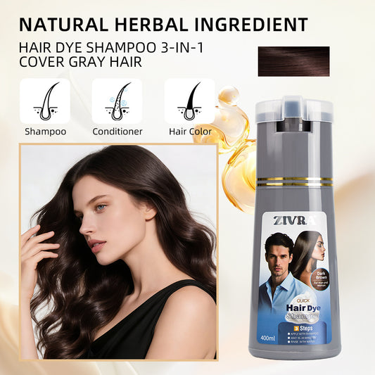ZIVRA Hair Dye Shampoo – Quick, Easy & Lasting Colour