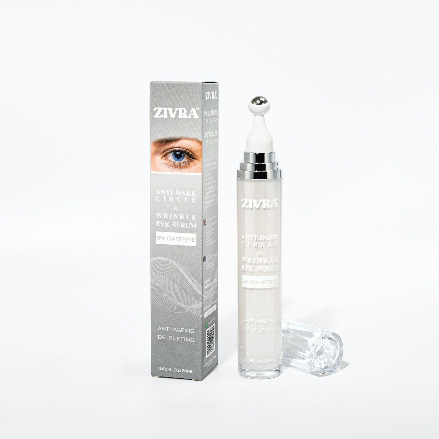 Zivra – Remove Dark Circle & Wrinkle Eye Serum (5% Caffeine)
