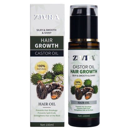 ZIVRA Castor Oil for Hair Growth 100ml