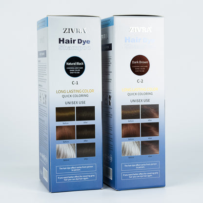 ZIVRA Hair Dye Shampoo – Quick, Easy & Lasting Colour