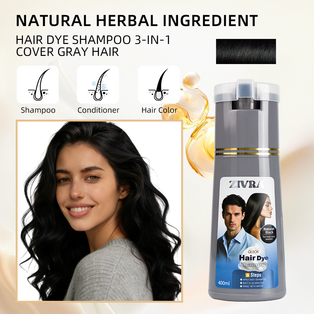 Bundle Offer - ZIVRA Hair Dye Shampoo – Quick, Easy & Lasting Colour