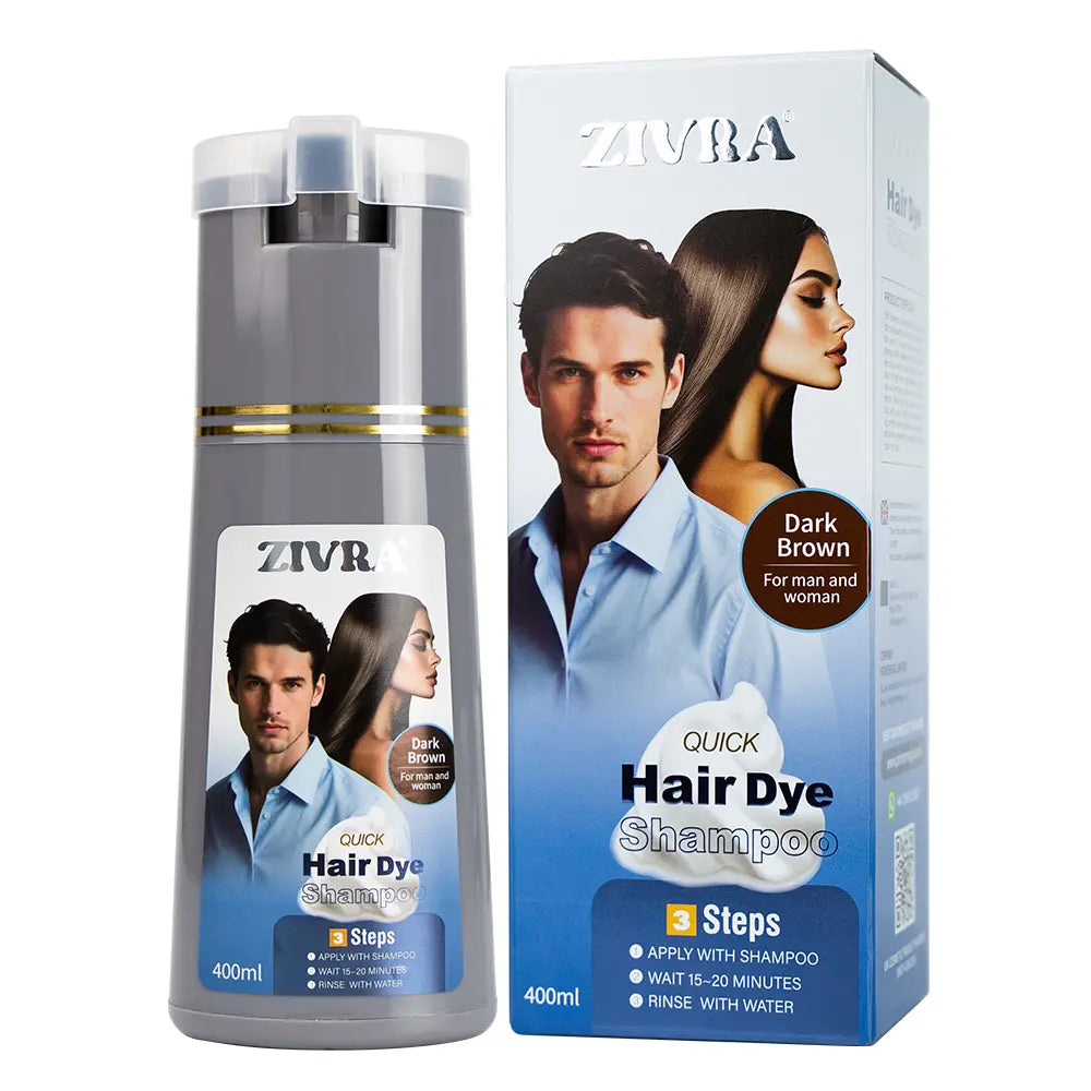 ZIVRA Hair Dye Shampoo – Quick, Easy & Lasting Colour