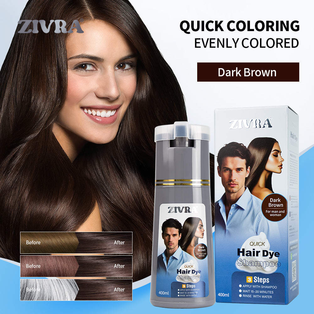 Bundle Offer - ZIVRA Hair Dye Shampoo – Quick, Easy & Lasting Colour